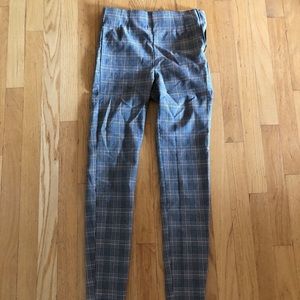 Zara Plaid Leggings Size Small